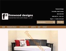 Tablet Screenshot of finnwooddesigns.com
